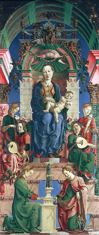 Cosme Tura Madonna with the Child Enthroned (panel from the Roverella Polyptych)